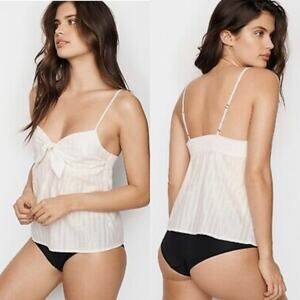 Victoria's Secret Iridescent Knot Front Cami Camisole Top